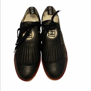 NWT Blue Chanel Sneakers